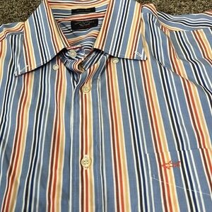 Paul & Shark Yachting Men's Short Sleeve Casual Button Down Sz 42 Large